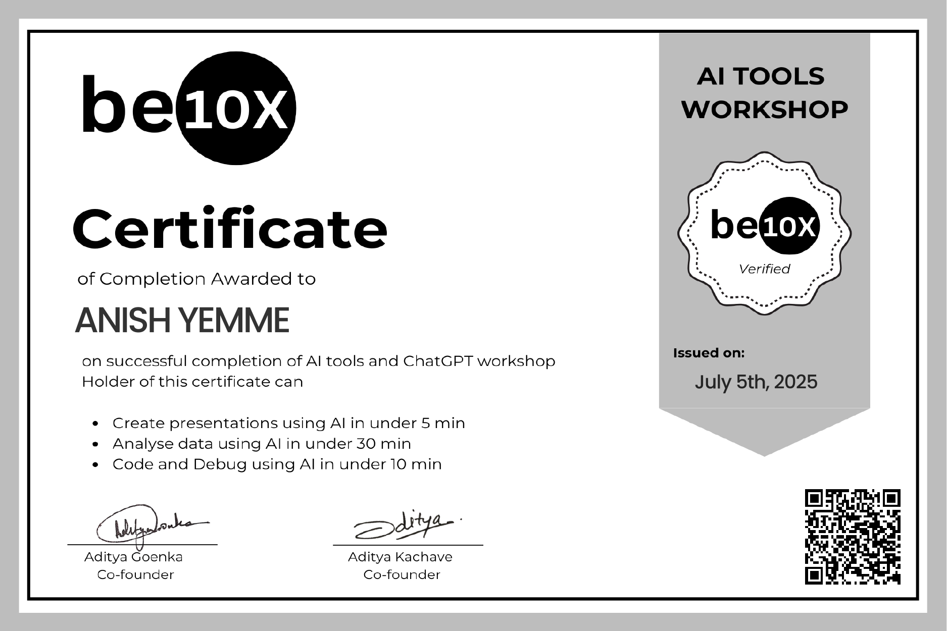 AI Tools and ChatGPT Workshop